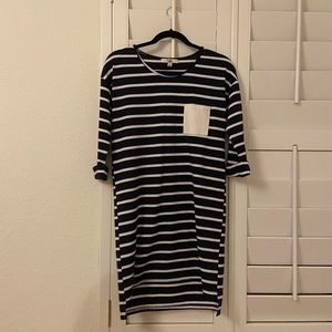 Striped Shift Dress